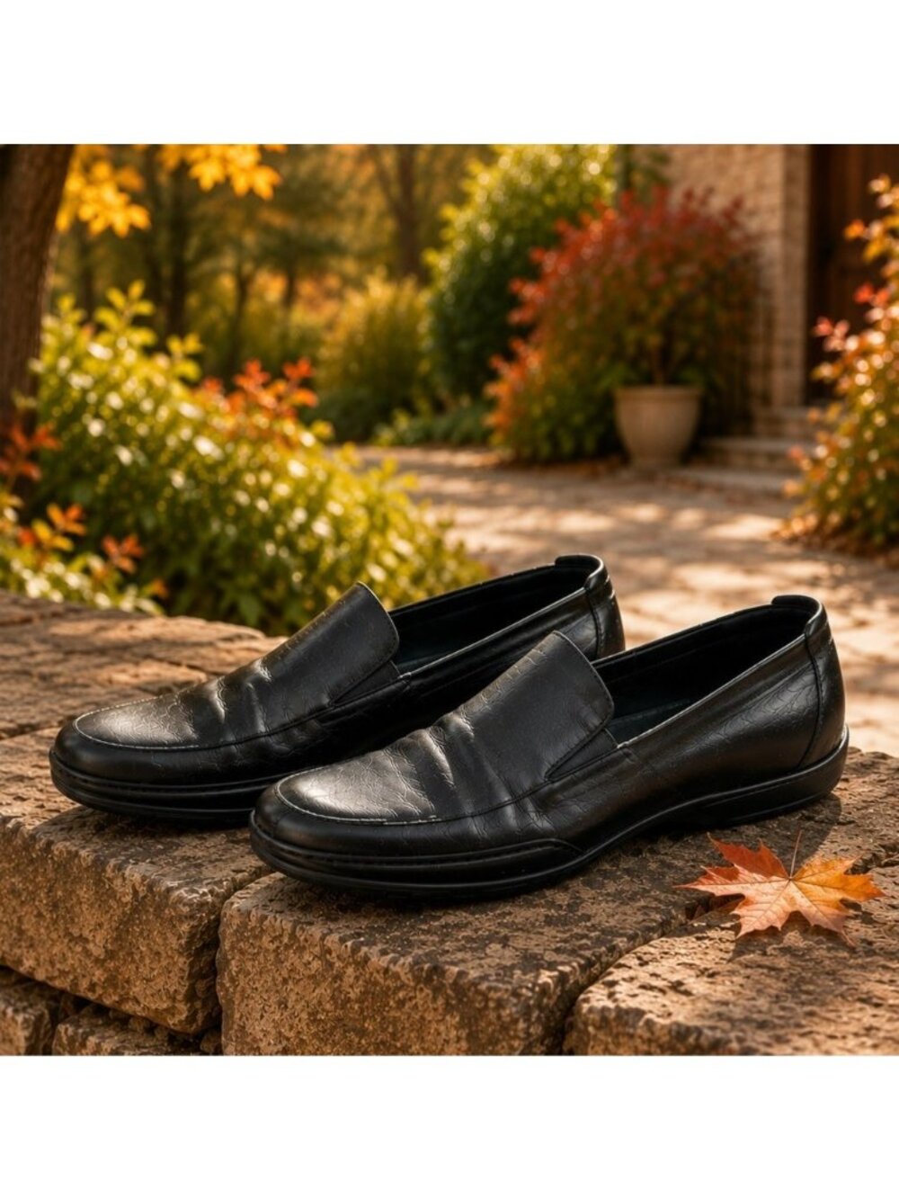 Mephisto Edlef Cool-Air Leather Slip On Loafers Mens 13